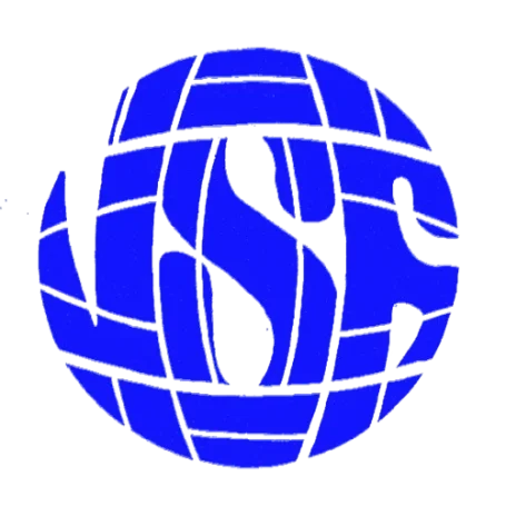 Blaues kreisförmiges Logo mit dem Schriftzug "VSG" in Weiß.